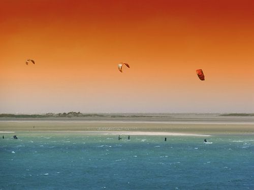 Kitesurfers Terschelling