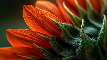 Zonnebloem close-up van Jonas Weinitschke
