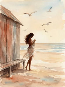 Morgenstille am Meer