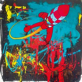 Tintin's Rocket to the Moon by Frans Mandigers