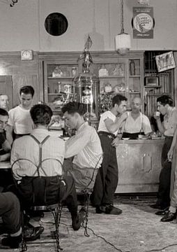Italiaanse Koffiebar New york, 1925 van Jaap Ros