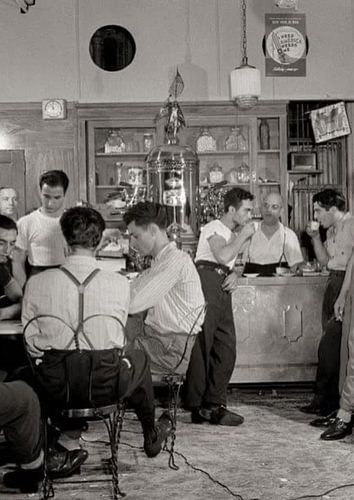 Italian Coffee Bar New york, 1925