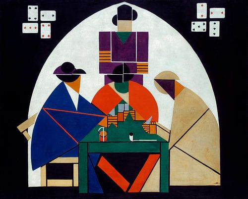 Kaartspelers, Theo van Doesburg