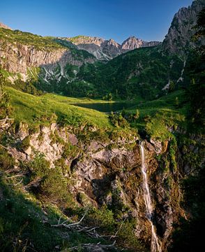 Sunset at the lower Gaisalpsee