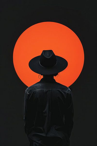 Sunset and silhouette by Poster Art Shop