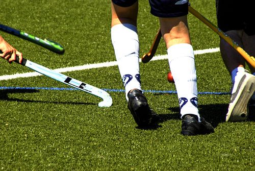 Field hockey, fight for the ball