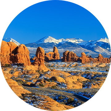 Panorama van Arches National Park van Henk Meijer Photography