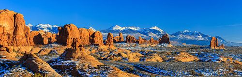 Panorama of Arches National Park