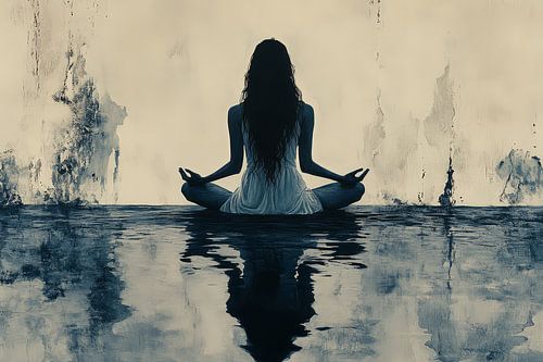 schilderachtig spiritueel meditatie