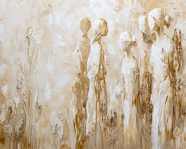 Harmonie in Gold von ARTEO Gemälde