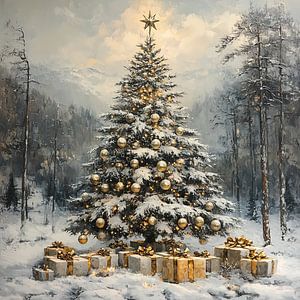 Weihnachtsbaum | Weihnachtsbaum im Schnee