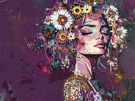 Blühende Essenz von Blickfänger Gemälde