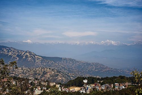 Panoramic view of the roofs of the world
