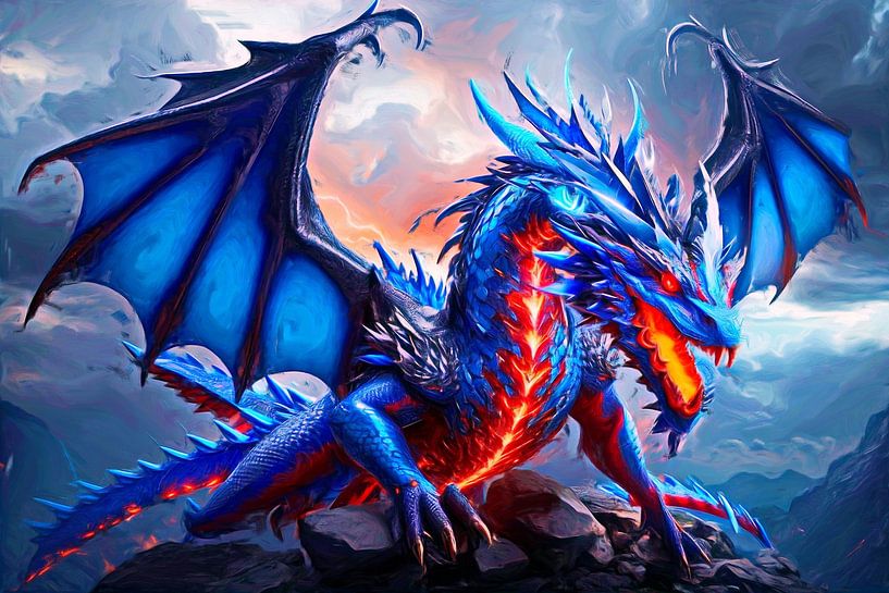 Le dragon bleu par DeVerviersBelgium