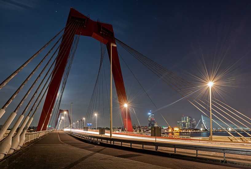 Willemsbrug - Rotterdam by Paul De Kinder