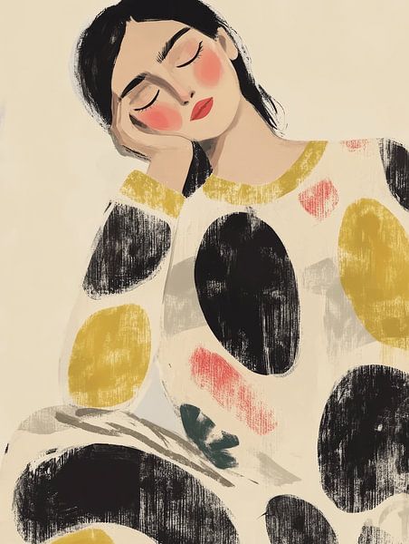 Daydreamer, modern portrait by Studio Allee