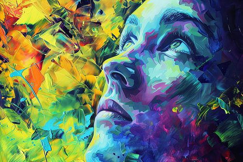 spiritueel surrealistisch portret