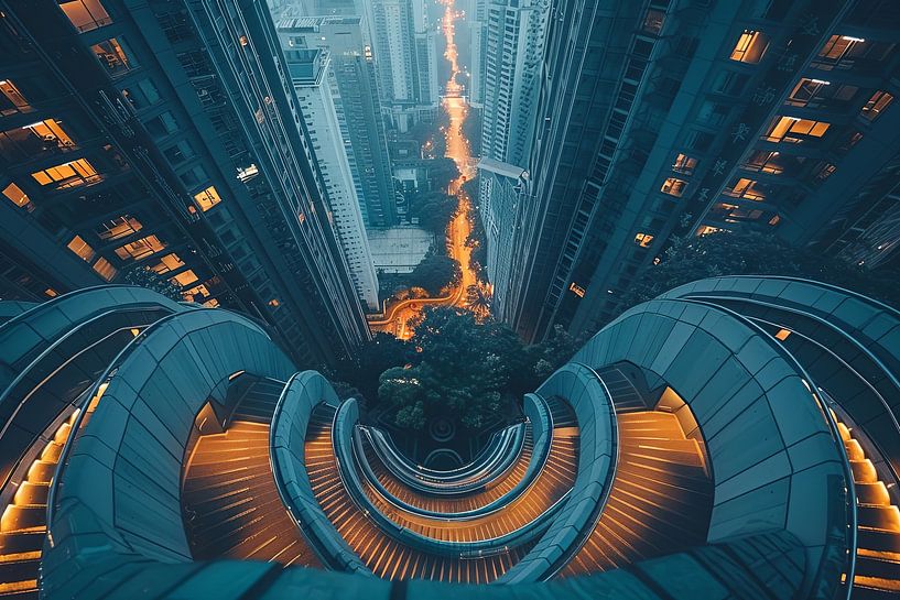 Treppen in und um das Haus oder Gebäude von Egon Zitter