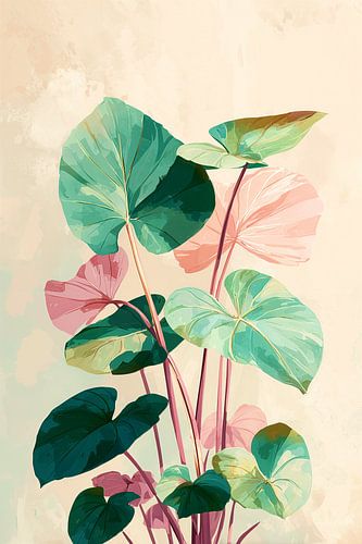 Philodendron in soft pink no. 4
