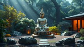 The Majestic Buddha: A Centre of Serenity by Jean Pierre