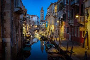 Juste après le coucher du soleil à Venise