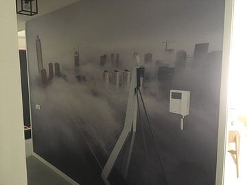 Photo de nos clients: Rotterdam dans le brouillard sur Jeroen van Dam