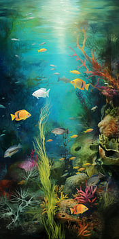 Unterwasser-Farben