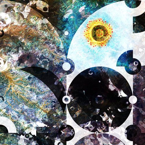 Chloras - abstracte digitale compositie