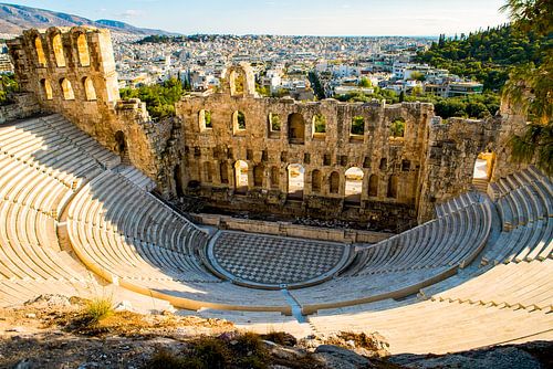 Uitzicht over Athene van Marleen Kuijpers @themissmarple