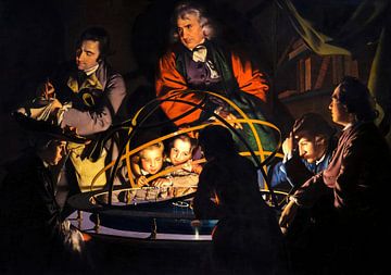 A Philosopher Lecturing on the Orrery - Joseph Wright of Derby