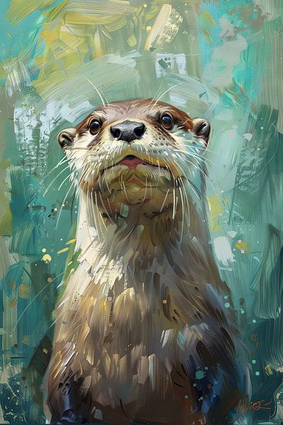Otter by Poster Art Shop