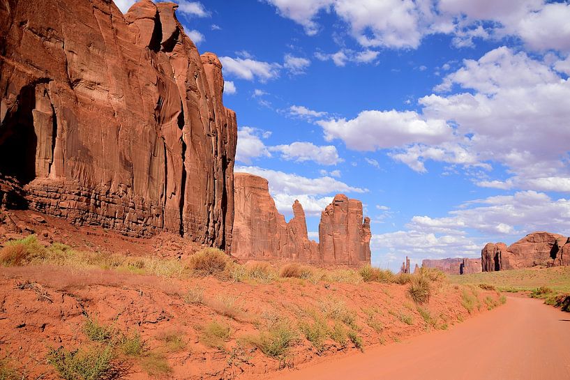 Road along Rain God Mesa by Frank's Awesome Travels