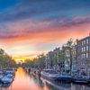 Panorama van Amsterdams mooiste gracht van Peter Bartelings