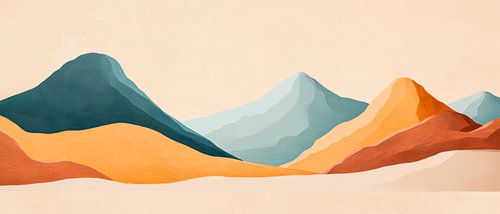 Peinture de paysages de montagne