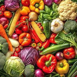 Lecker, viel Gemüse! von Schwarzer Kaffee