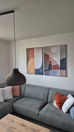 Modernes geometrisches buntes Werk