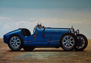 Bugatti Type 35 1924 Painting von Paul Meijering