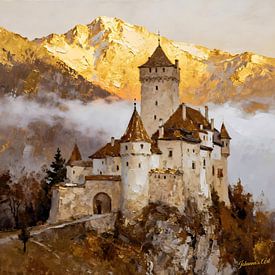 Bran Castle, Romania sur Johannas Art Creations