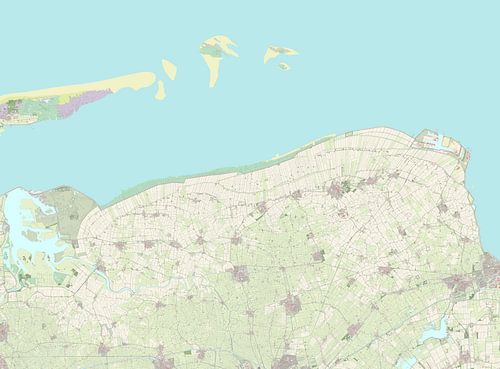 Kaart van Het Hogeland