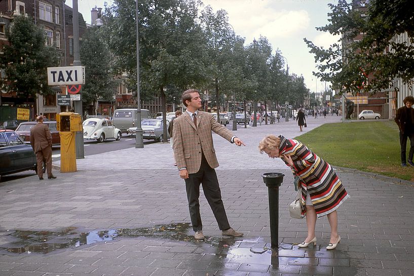 Vintage foto 1968 Amsterdam van Jaap Ros