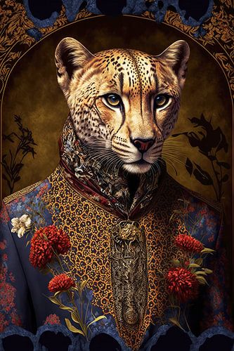 Klassiek portret van een Cheeta