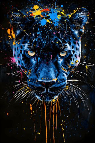 Lion in the painting