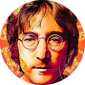 Pop art kunstwerk John Lennon van Martin Melis