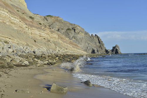 La plage de la Lumière en Algarve - Portugal