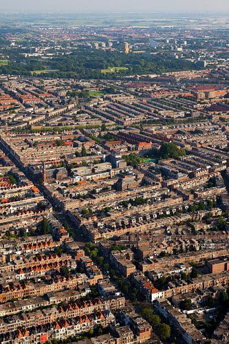 Luchtfoto Valkenboskwartier en Oostbroek-Noord Den Haag
