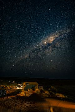 Panoramic view of the Milky Way over Namibia, Africa by Patrick Groß
