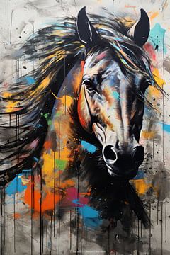 Horse Portrait by Wonderful Art