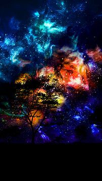 Kosmisch baldakijn van P U F F Y