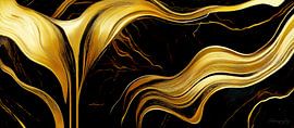 Golden waves in the flow of time