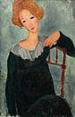 Frau mit roten Haaren, Amedeo Modigliani von Liszt Collection Miniaturansicht
